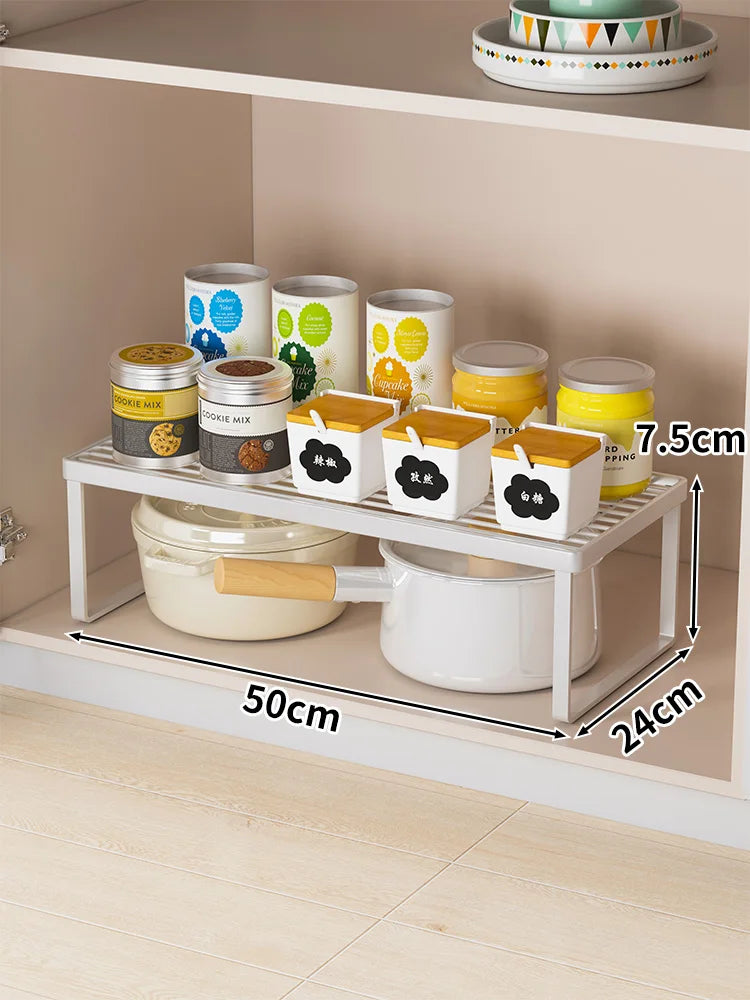 Kitchen Countertop Storage Ra Multi-Layer Cabinet Organizer Spice Storage elf Tabletop Arrangement Utili Tool