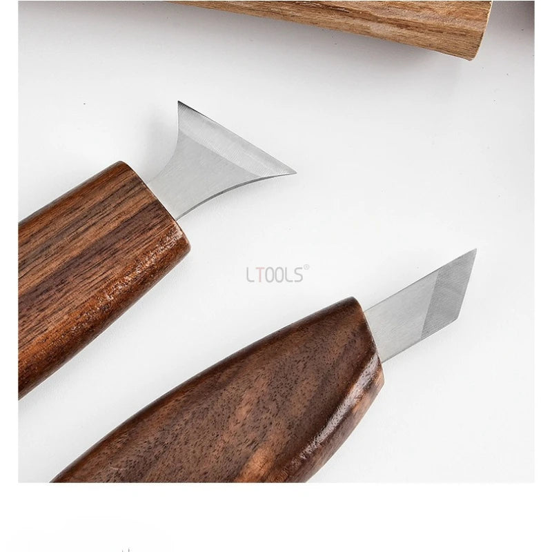 Wood Carving Kit Wood Tools Hand Carving Knife Set File Spoon for Beginners Whittling Woodworking Luxury Woodcarving Knife Set