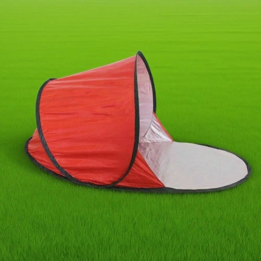 Camping Tent Silver Coated Small Folding Tent Instant Pop-up Automatic Sun Shelter Portable UV Protection Mini Beach Tent Summer
