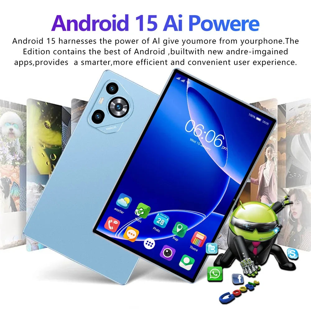 NEW Pad 7s Pro Android 15 Tablets 11.6inch Original Tab 5G Dual Card 12000mAh Tablet PC For Children's Kids With Keyboard Laptop