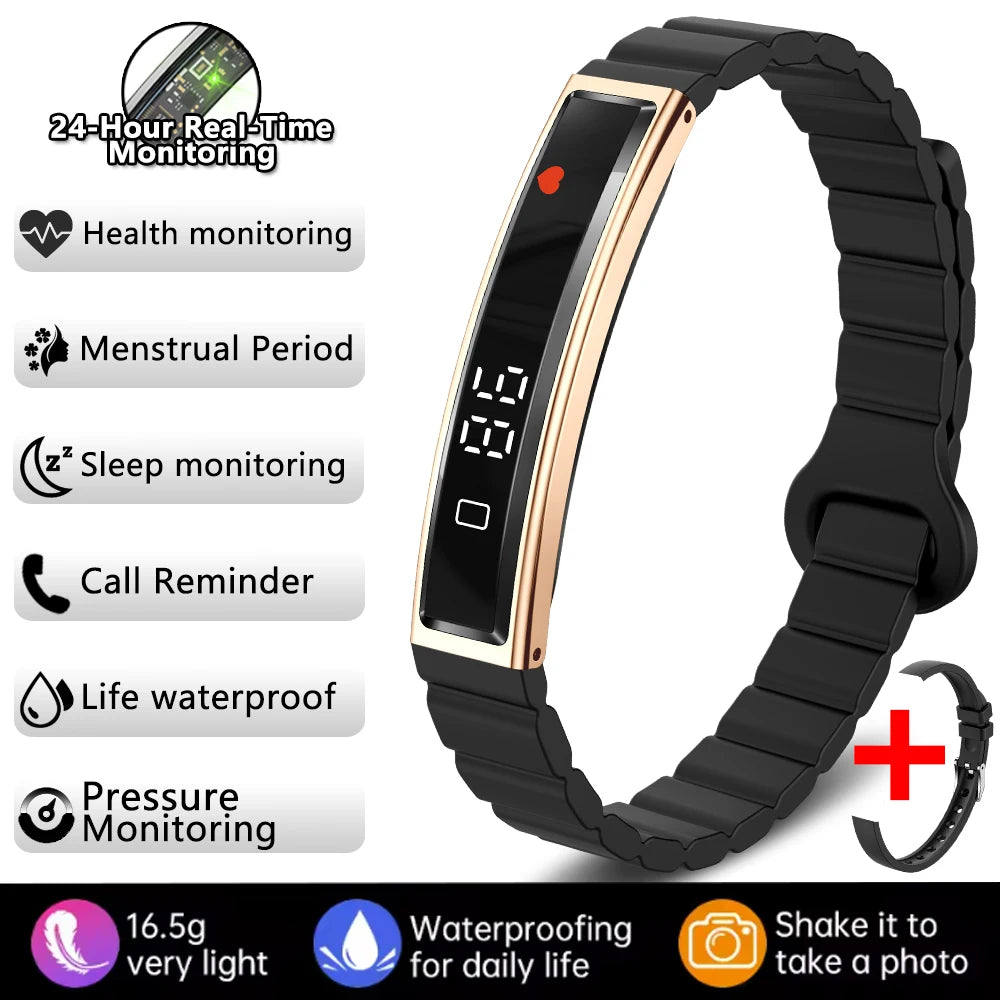 2026 New Smart Watch Pedometer Health Smart Bracelet Women Men Sports Fitness Waterproof Heart Rate Sleep Monitoring Wristbands