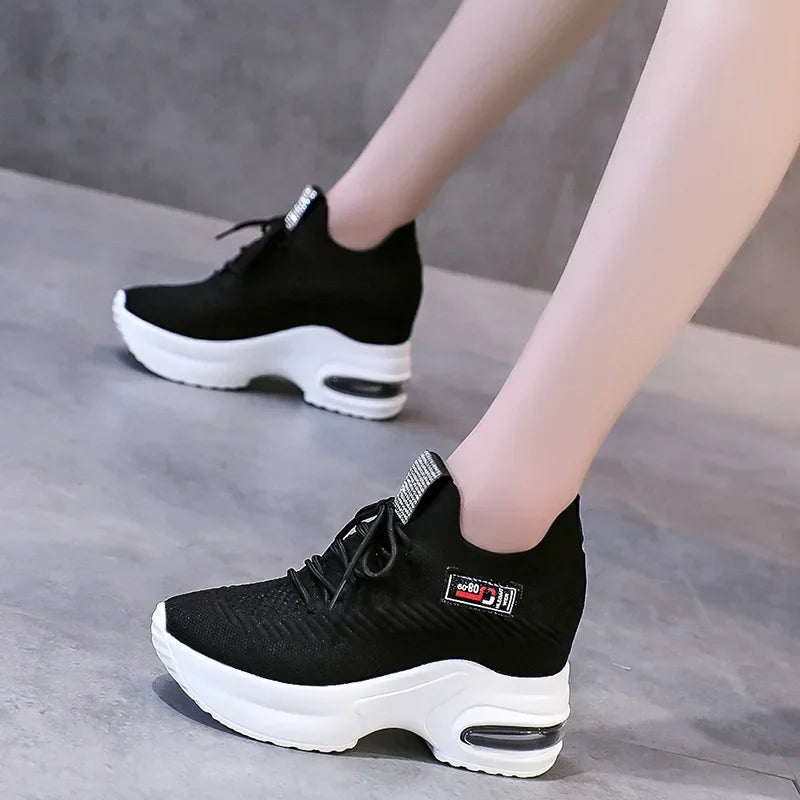 women chunky sneakers white shoes platform sneakers breathable running shoes women sports shoes Zapatillas Deportivas Mujer2023