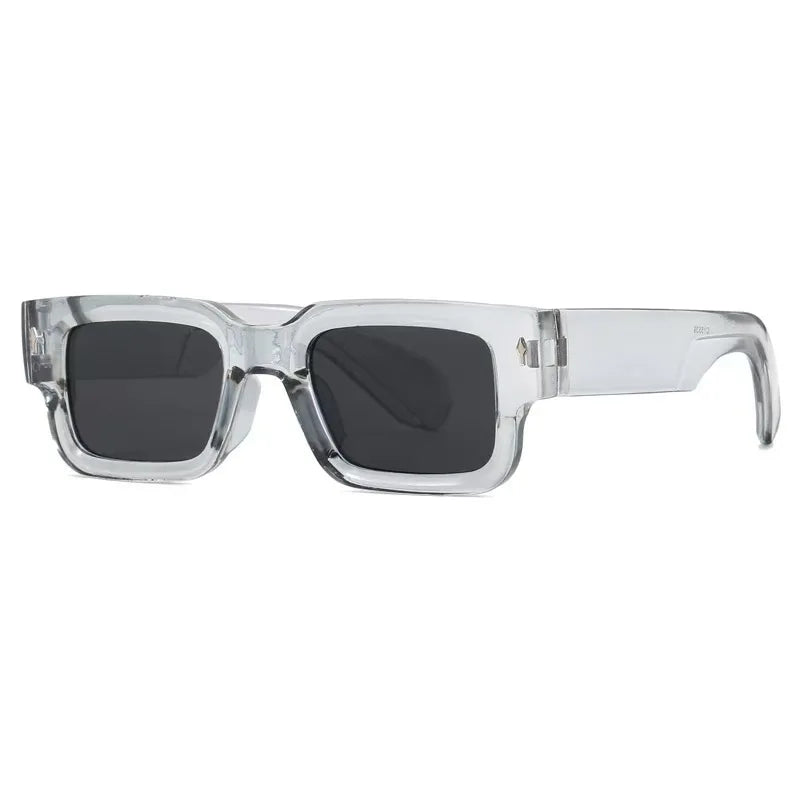 1PC Unisex Retro Square Sunglasses Classic UV Protection Plastic Frame Shades Outdoor Travel Driving Glasses UV400 Eyewear