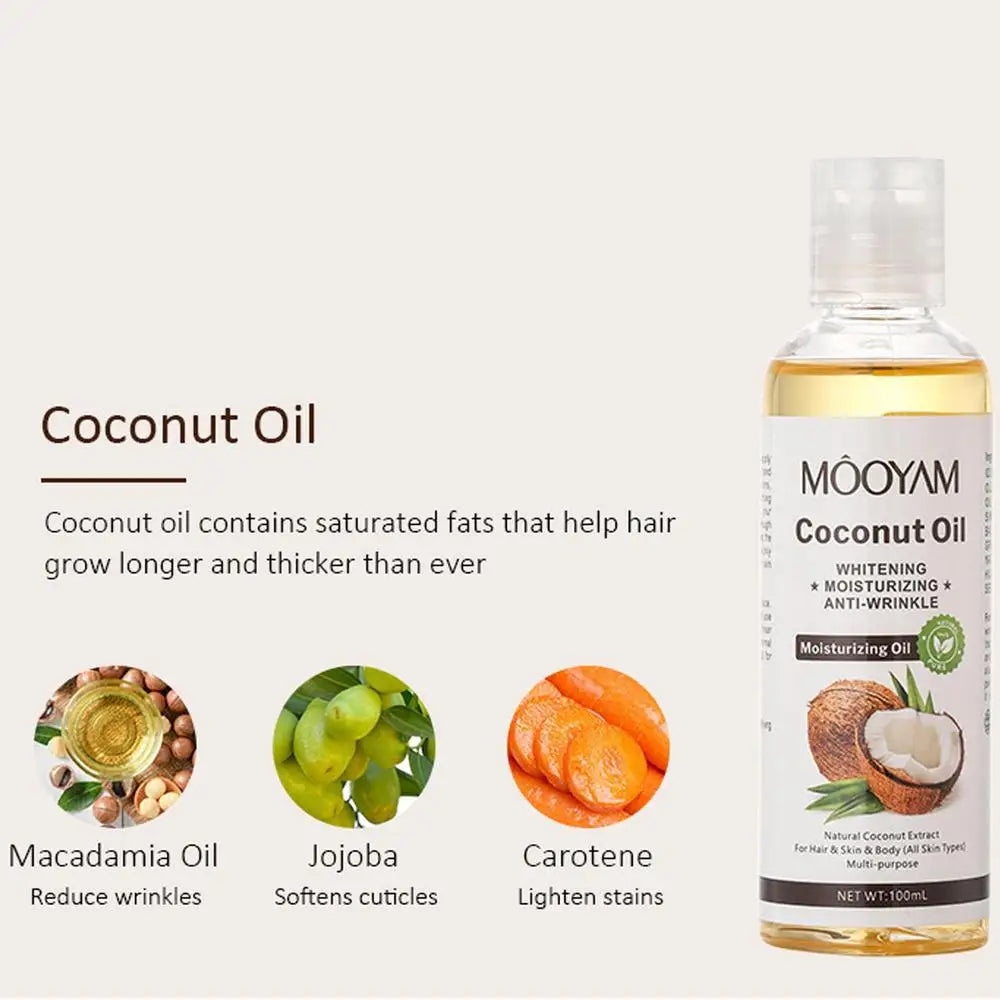 Face Body Coconut Argan Jojoba Castor Avocado Massage Oil Shrink Pore Firming Skin Face Oil Deep Relaxate Skincare Body Oil