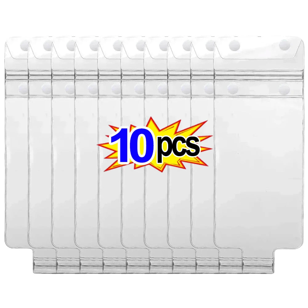 1-10pcs Waterproof Phone Bag Motorcycle Phone Case Touch Screen Heavy Duty Rainproof Pouch for Cycling with Charging Port Access