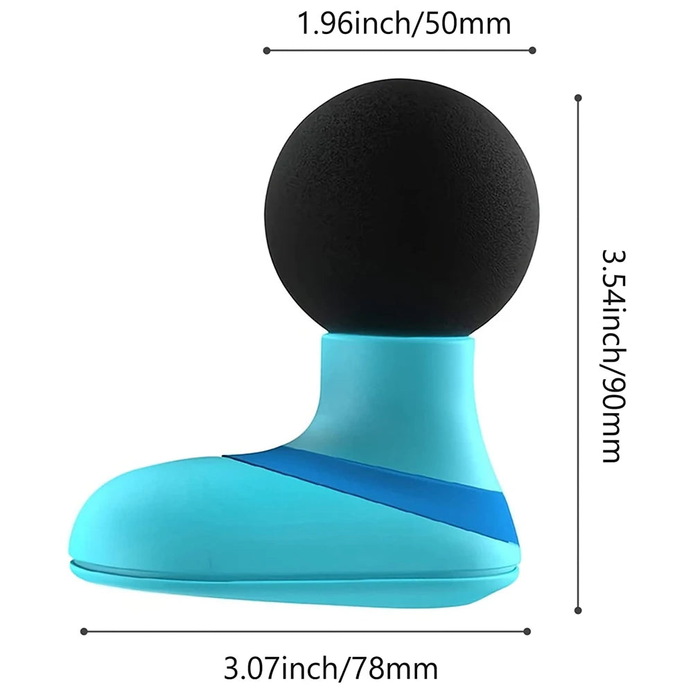 Mini Back Massager-Electric Handheld Massager with 6 Powerful Mode for Body Relieves Neck Shoulder Back Waist Leg Muscle Tension