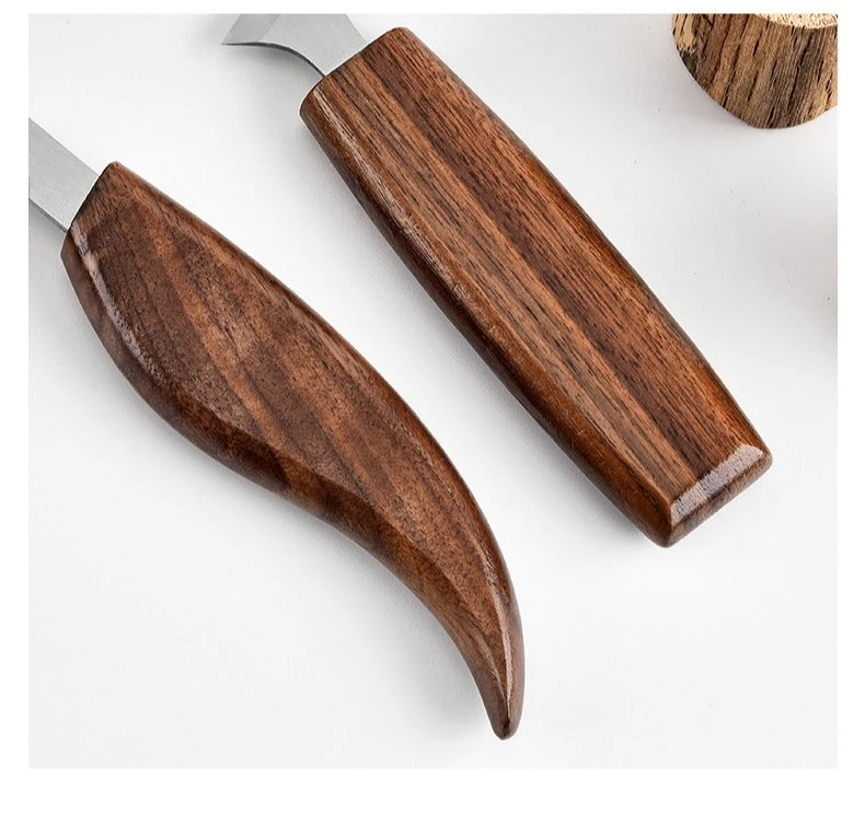 Wood Carving Kit Wood Tools Hand Carving Knife Set File Spoon for Beginners Whittling Woodworking Luxury Woodcarving Knife Set