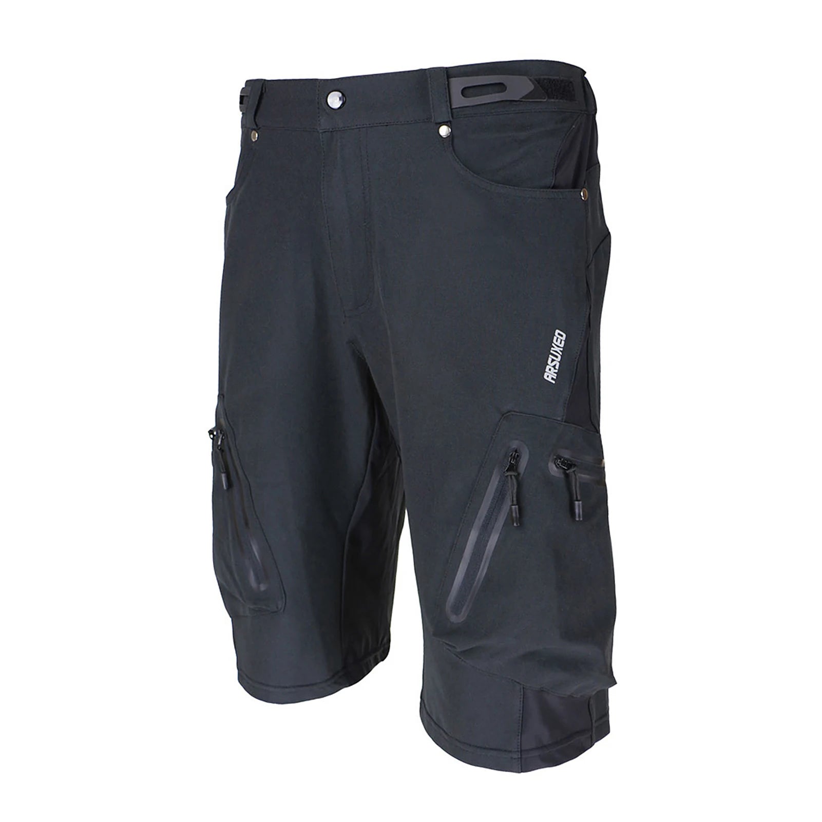 Baggy Shorts Cycling Biking Pants Breathable Sports Loose Fit Shorts Outdoor Casual Cycling Clothes with Zippered Pockets