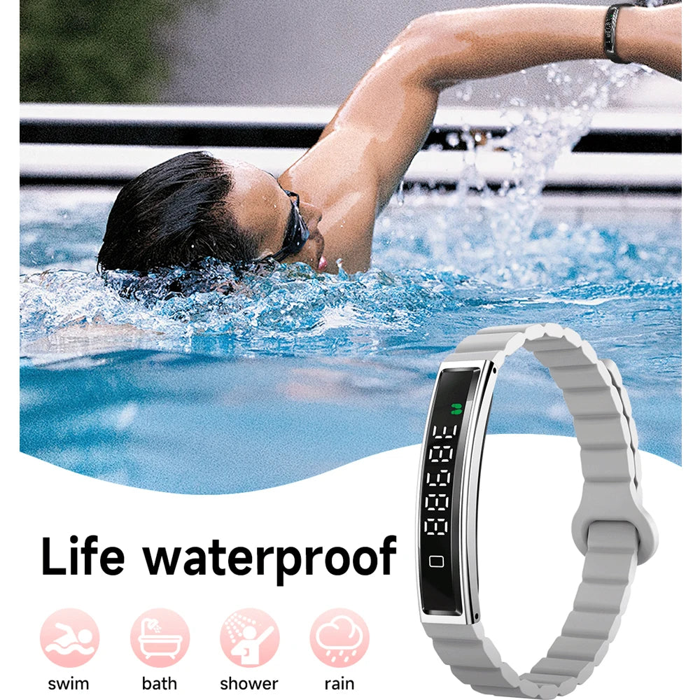 2026 New Smart Watch Pedometer Health Smart Bracelet Women Men Sports Fitness Waterproof Heart Rate Sleep Monitoring Wristbands
