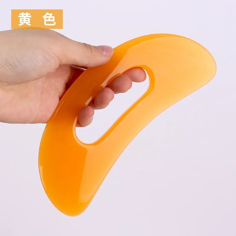 Guasha Board Resin Beeswax Massager Scraper Chinese Gua Sha Tool for Face Neck Back Body Acupuncture Pressure Massage Therapy