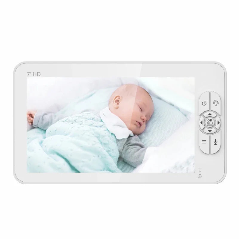 SM70 Baby Monitor 7 Inch Wireless With PTZ Camera High Security Camera Night Vision Temperature Monitoring Baby Cry Alarm