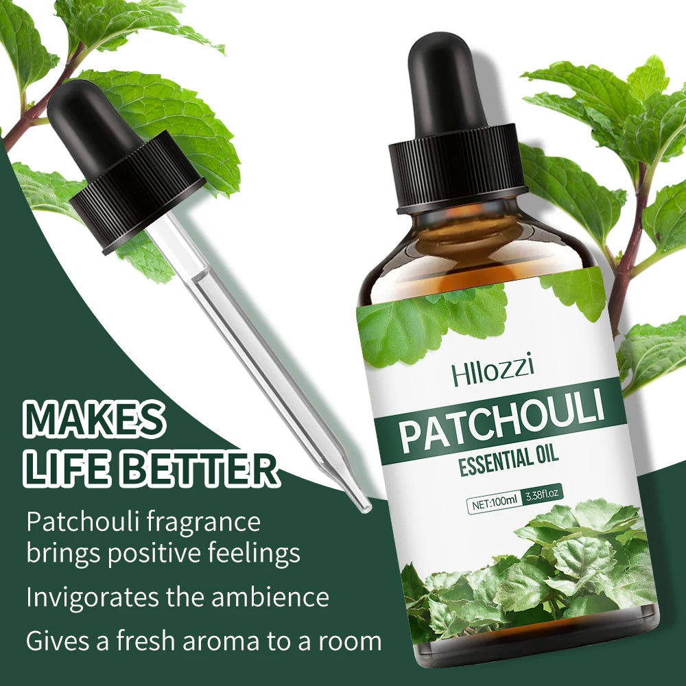 Patchouli essential oil, body massage oil, hair care, for diffuser, moisturizing, nourishing, hydrating,