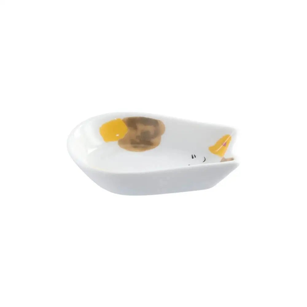 Kitchen Tableware Accessories Decorative Kitten Shaped Mustard Fruit Snack Tray Seasoning Plate Dessert Dish Sauce Dish