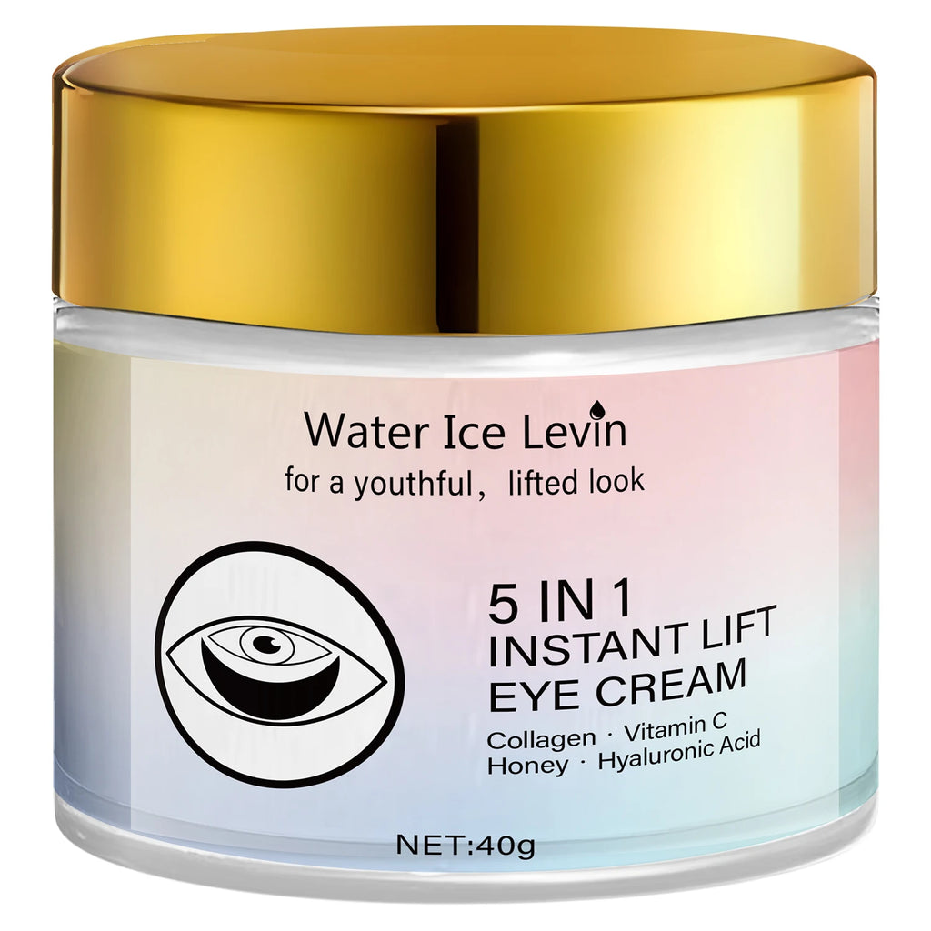 Collagen & Vitamin C Eye Cream 40g, Anti-Aging Firming Eye Treatment with Honey & Hyaluronic Acid, Fast Delivery