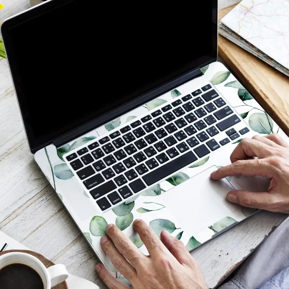 DIY 16inch Laptop Stickers Skins A+C Cover Decorative Notebook Computer Cover Skin PVC for Macbook/HP/Dell/Lenovo/Acer