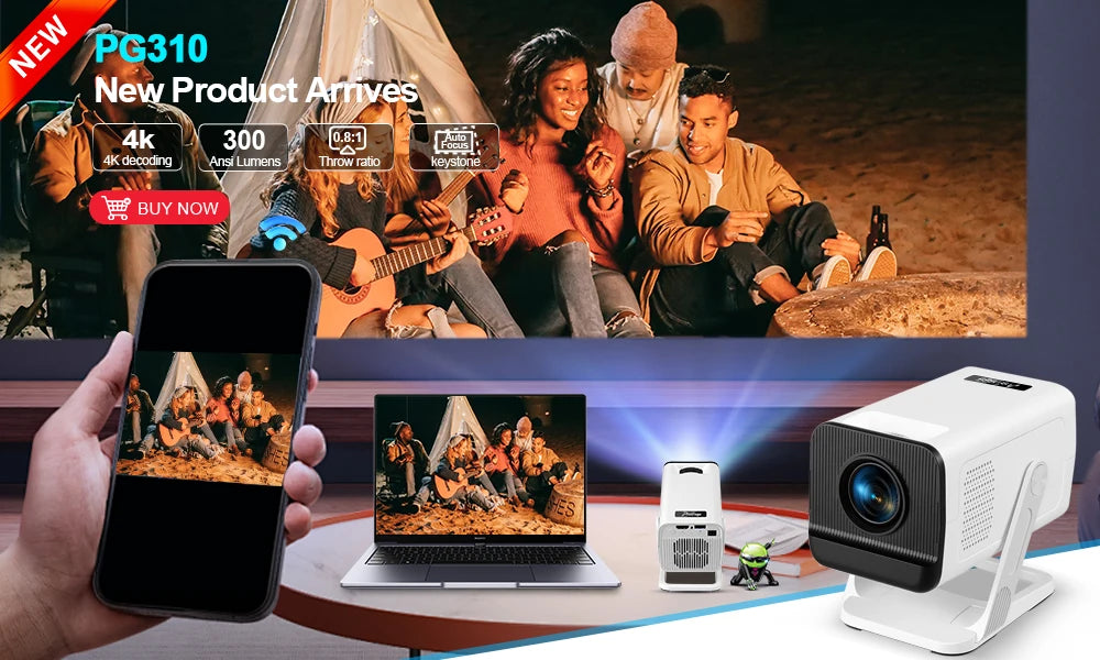 PROGAGA Mini Projector Carrying Bag Portable Carry Case Travel Bag For HY300 Pro HY300W HY320  Mini PG370 TD80W Mini Projector