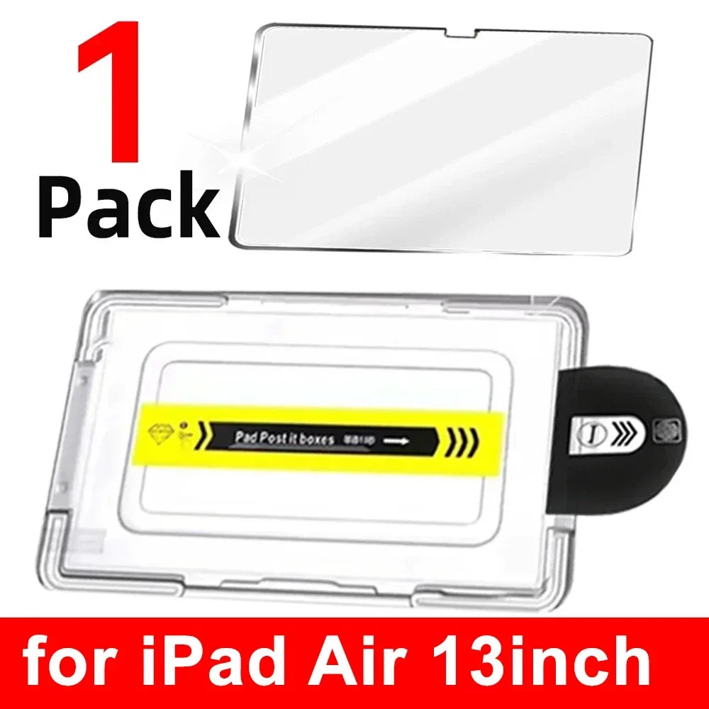 For IPad 11th A16 2025 Tempered Glass Screen Protector with Auto-alignment Installation Kit for IPad Air6 Air 11/13inch Films