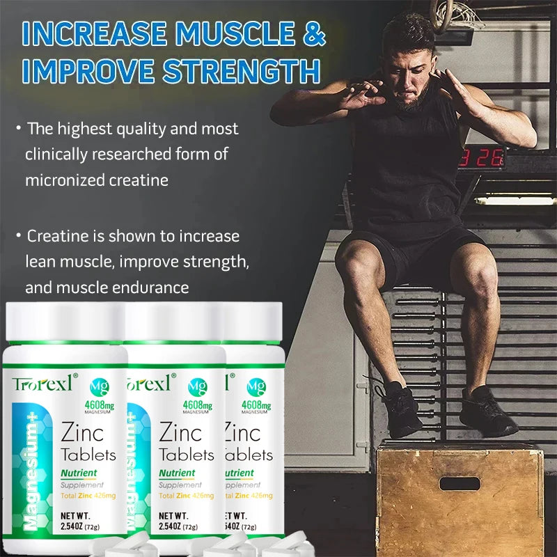 Testosterone Booster, Muscle Recovery and Endurance Supplement, Increases Stamina & Strength, for Men and Women