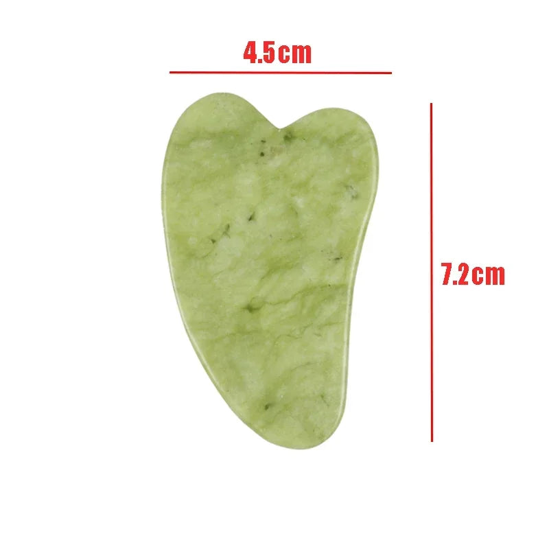 Natural Gua Sha Scraper Board Massage Rose Quartz Guasha Stone For Face Neck Skin Lifting Wrinkle Remover Beauty Care