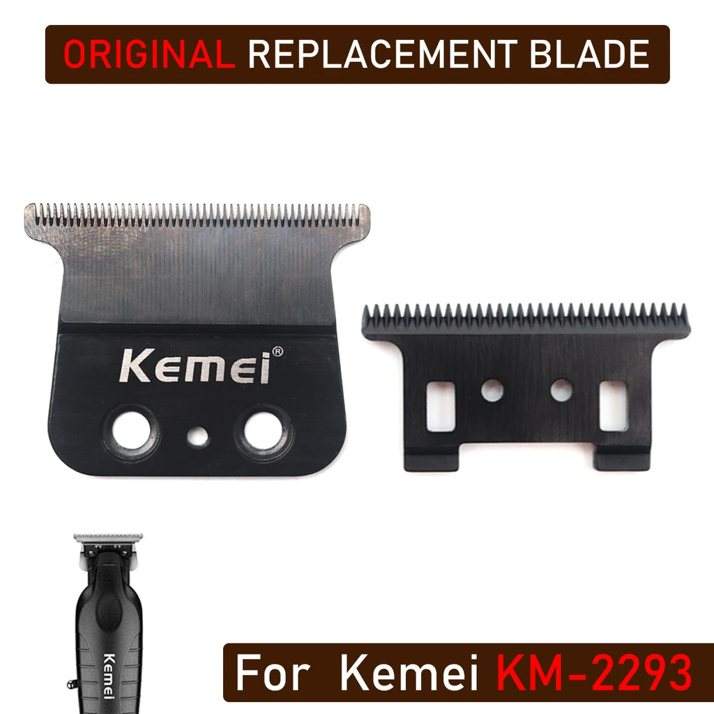 For Kemei KM-2293 0mm Replacement Cutter Head Original Replaceable Blade for Professional Hair Clipper Cutting Accessories