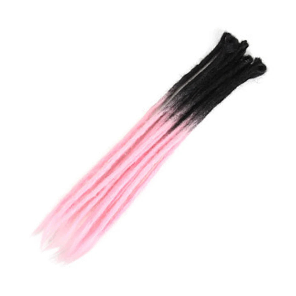 Synthetic Handmade Dreadlocks Crochet Braids Hair Extensions For Black Women Colored Dreadlocks Hair  Faux Locs braiding Hair