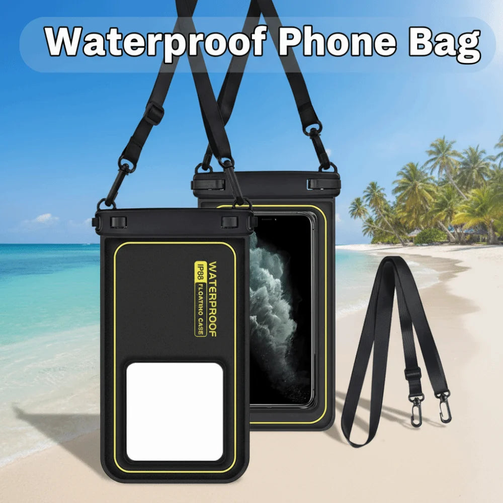 Touch Screen Waterproof Phone Bag Transparent PVC Mobile Phone Waterproof Bag Underwater Dry Universal