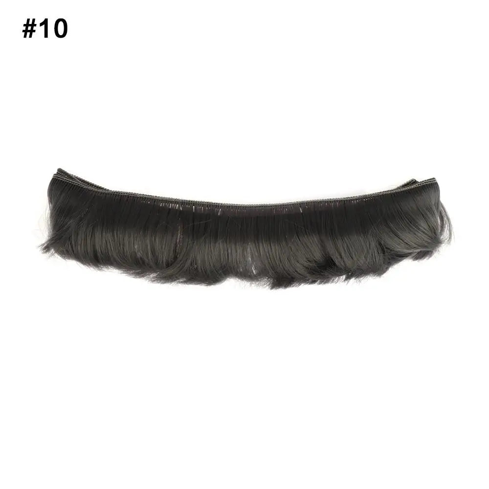 5CM Wigs 1/6 1/4 1/3 Mini Tresses Short Curly Wigs Toy Toupee Doll Fringe Hair Wigs Dolls Accessories Kids Gifts Accessories
