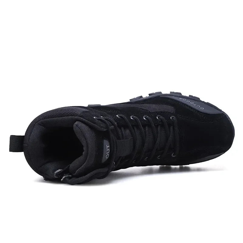 Desert Boots Men PU leather Hunting Trekking Camping Mountaineering Winter Work Safty Shoes Bot Zapatos zapatillas male