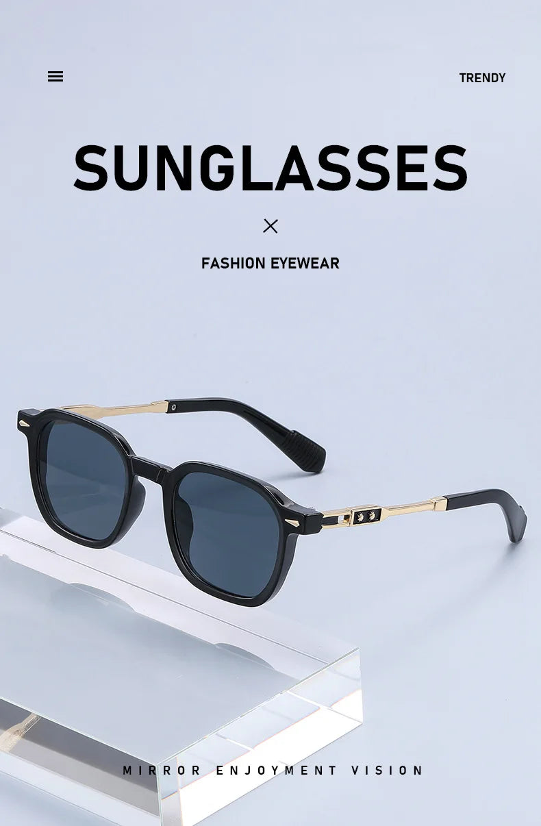 New Retro Sunglasses With Uv Protection Frame Sunglasses For Sun Protection Eyewear9042