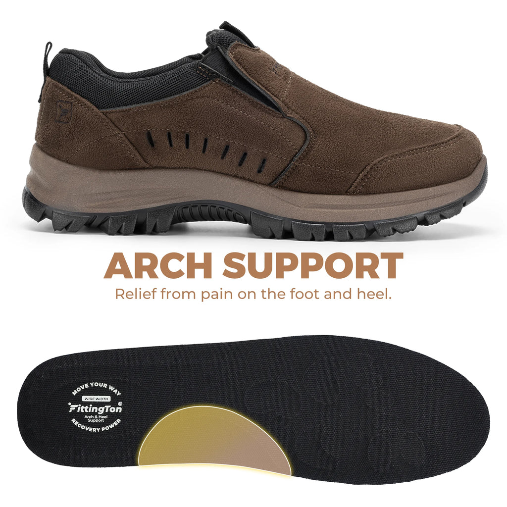 Men's Slip-On Shoes Loafers For Business Casual Wear Lightweight Comfortable With Arch Support Insoles For All-Day Comfort