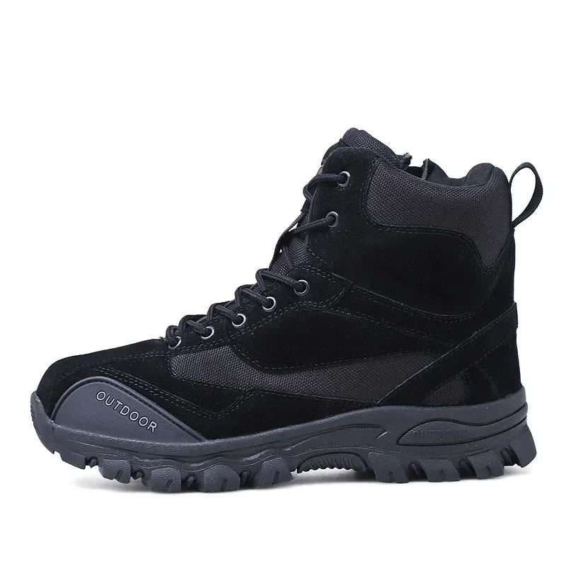 Desert Boots Men PU leather Hunting Trekking Camping Mountaineering Winter Work Safty Shoes Bot Zapatos zapatillas male