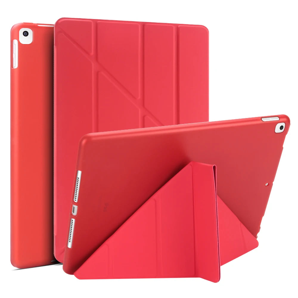For iPad 10th 2022 Case 10.2 8th 9th 7th 6th Generation Leather Case For iPad 2026 A16 3 4 Air 11 10.9 Mini 4 5 6 Silicon Cover