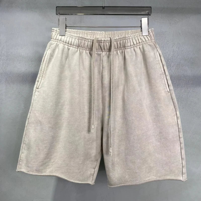 Vintage Washed Shorts For Men Casual Retro Women Baggy Pants Men's Clothing Summer Y2k Unisex Goth Streetwear Male Clothes