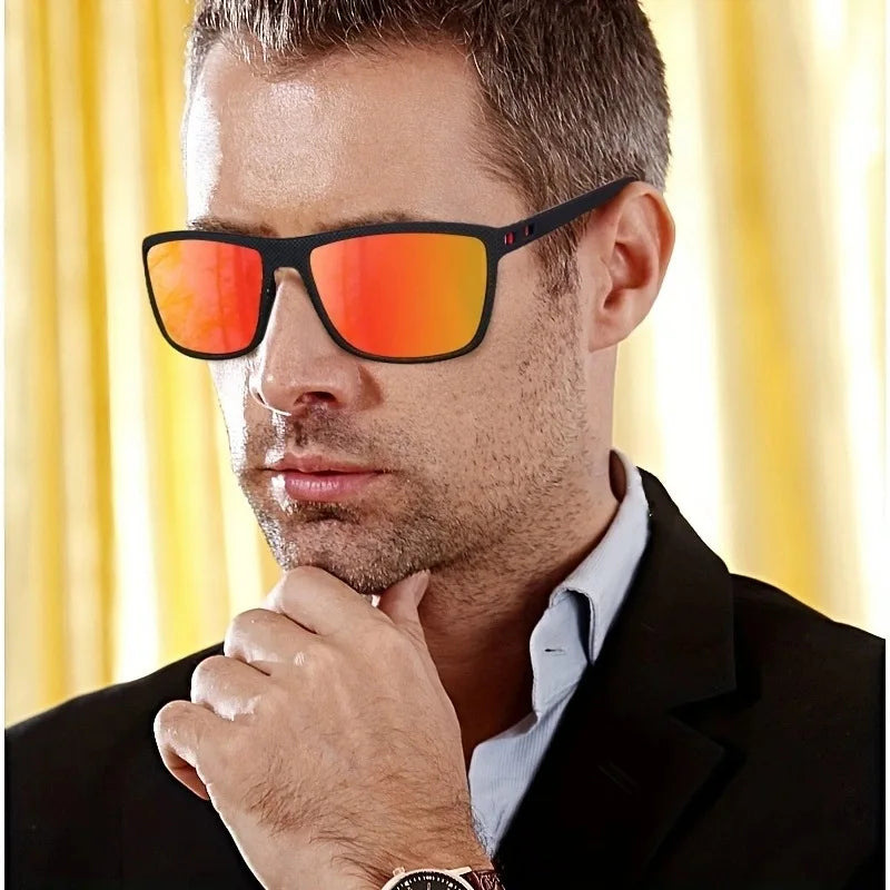 2025 New Retro Sports Sunglasses UV400 - Lightweight Wrap-Around Unisex w/ Full-Cover Lens for Cycling, Running & Hiking