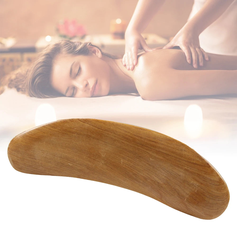 1Pcs Gua Sha Massage Tool,Wood Therapy Massage Tools - Anti Cellulite Massager,Scraping Board,GuaSha Tool for Neck Body Shaping