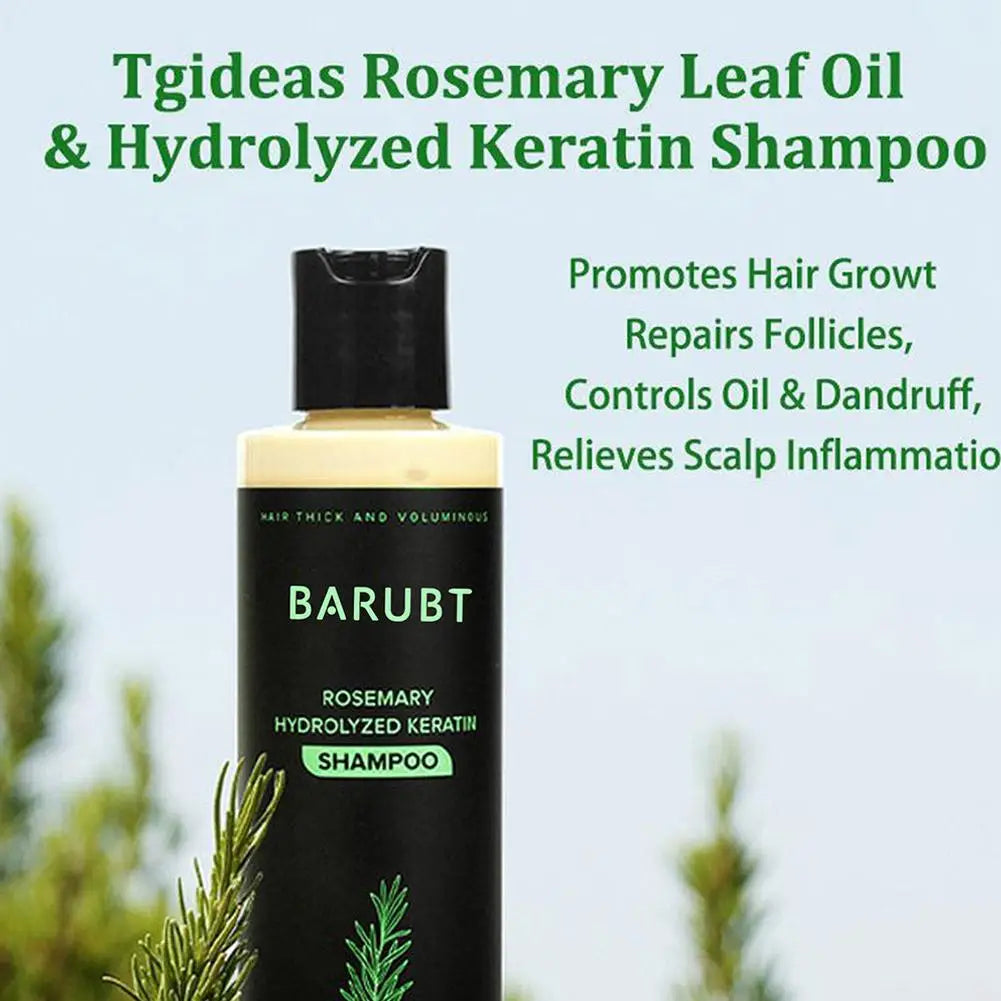 Rosemary Shampoo Hair Growth Deep Cleansing Scalp Anti Dandruff Oil Control Strengthening Root Nourish Hair Volumizing Shampoo