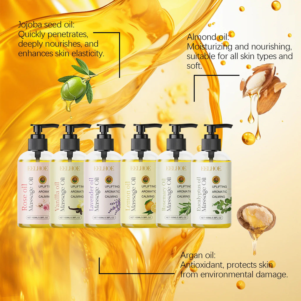 Body Oils for Relaxing Massages Muscle Soreness Relief Physical Fatigue Body Moisturizer Firming Skin Care Native SAP Body Oil