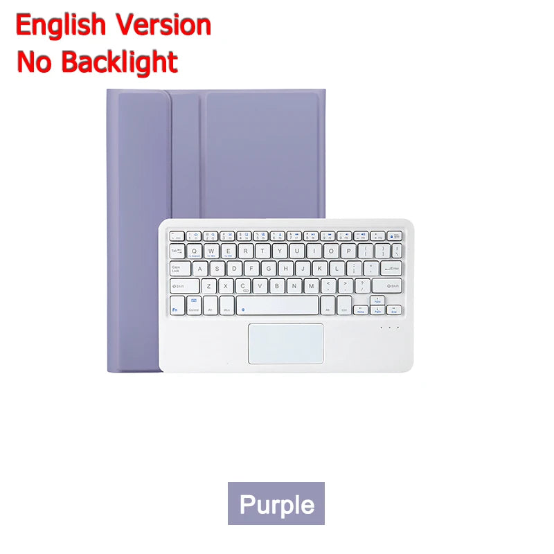 Bluetooth Keyboard Case For Honor Pad V9 GT 11.5 2025 Pad 10 Pro 11.5 inch Tablet Case Russian Arabic Hebrew Spanish Keyboard