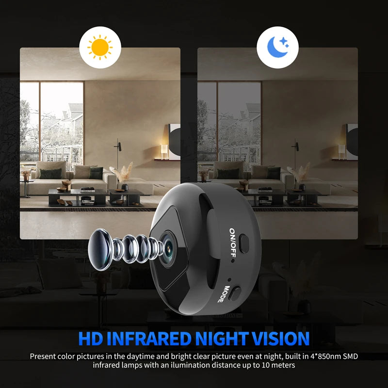 WiFi Security 1080P Camera Wireless Indoor Outdoor Night Vision Motion Detection Battery Powered Cloud Storage Video Recorder