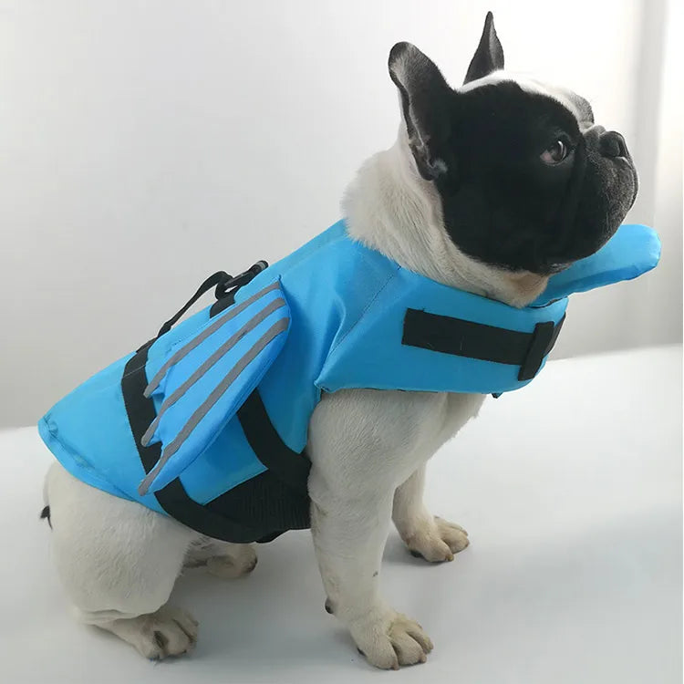 Dog Life Jacket Dog Safety Vest Adjustable Preserver with High Buoyancy and Durable Rescue Handle for Small Medium and Large Dog