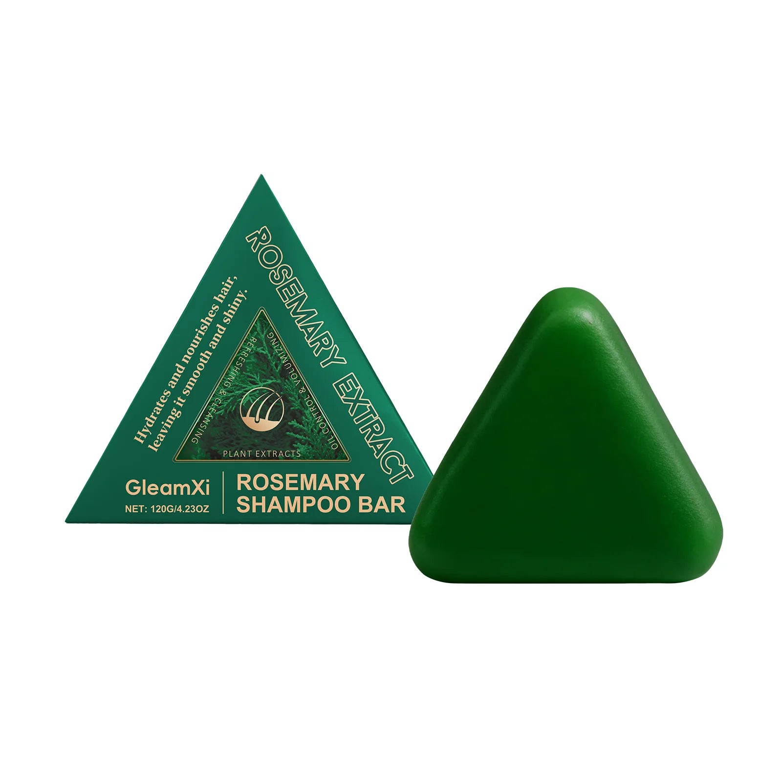 Rosemary Shampoo Bar Hair Growth Anti Hair Loss Oil Control Improve Frizz Split Ends Refreshing Nourishing Handmade Solid Soap
