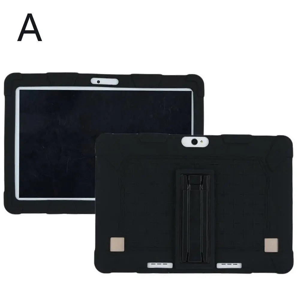 10.1-inch Tablet Computer Learning Machine Universal Silicone Case Anti-fall And Shockproof Belt Bracket Silicone Protective