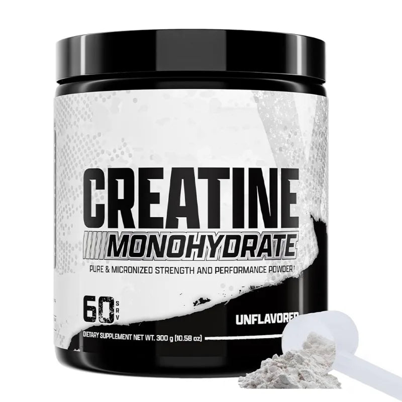 Creatine Monohydrate Powder 5g Per Serving Supports Strength Muscle Recovery Unflavored 60 Servings 300g