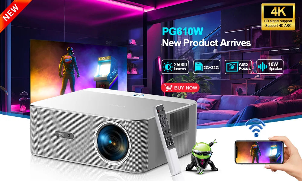 PROGAGA Mini Projector Carrying Bag Portable Carry Case Travel Bag For HY300 Pro HY300W HY320  Mini PG370 TD80W Mini Projector