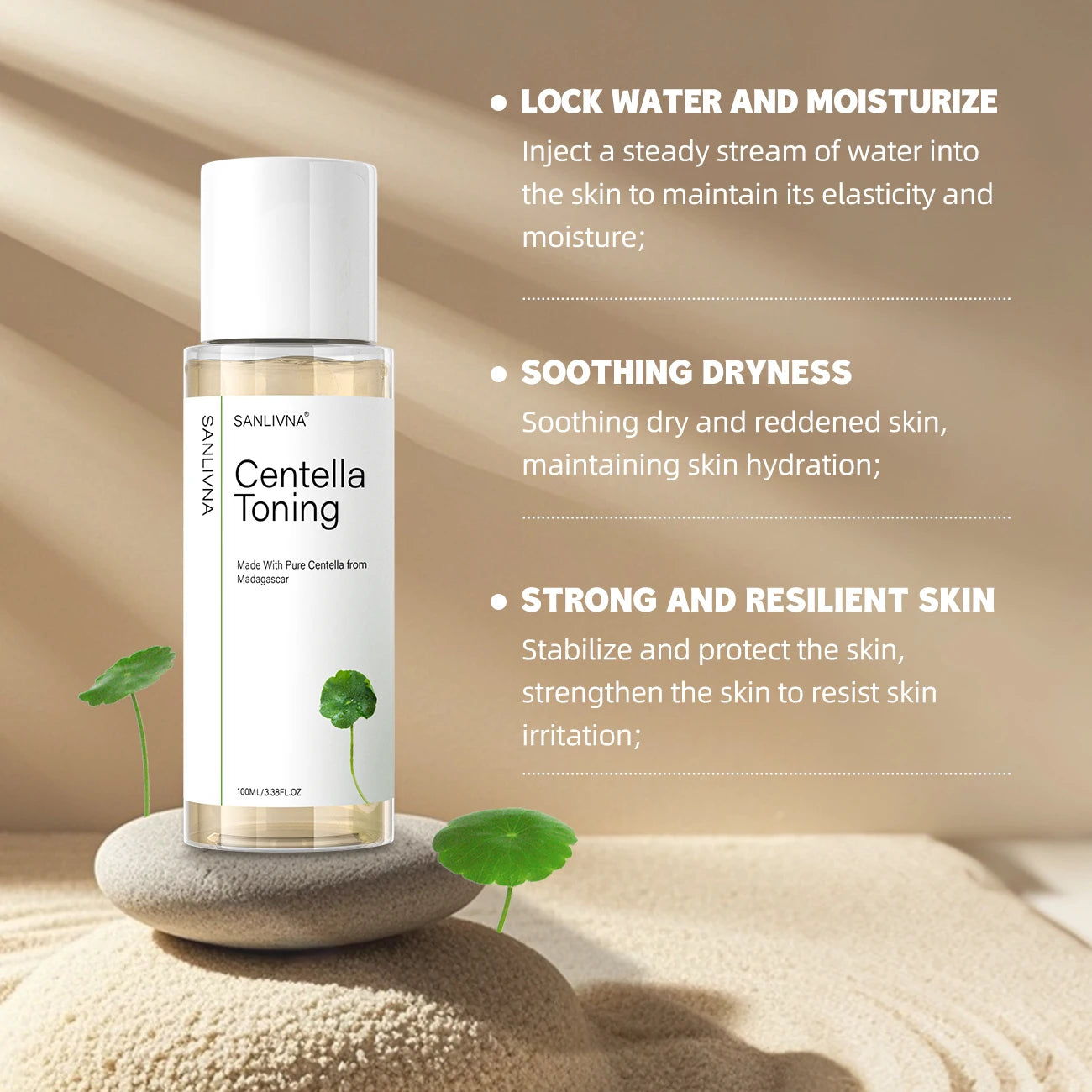 Centella Asiatica Toner Cleanser Moisturizing Repair Essence Moisturizing Facial Treatment Facial Moisturizer Brightening Skin