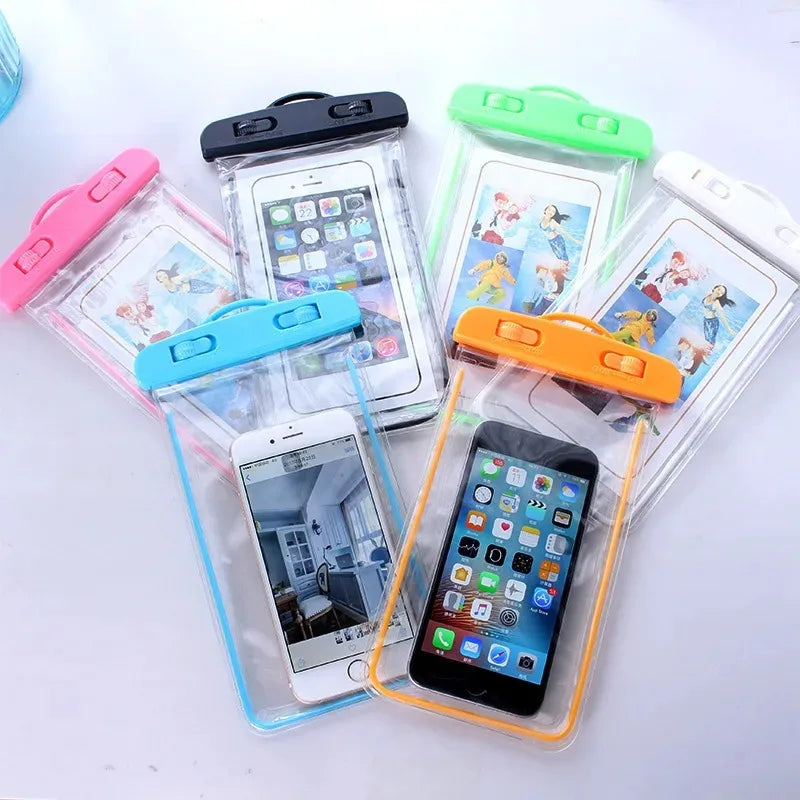 New Universal Waterproof Phone Pouch – 6 Inch Dry Bag Case for Swimming, Diving, Beach & Underwater Protection
