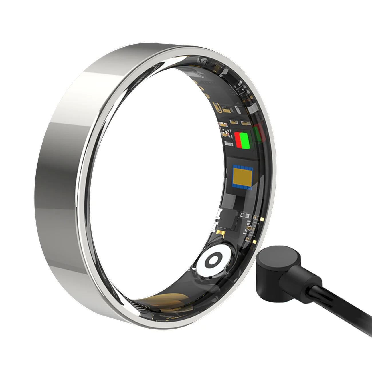 New Smart Ring Heart Rate Blood Oxygen Monitor Health Reminders 5ATM Waterproof Gesture Sensing Switch Videos Sports Record Gift