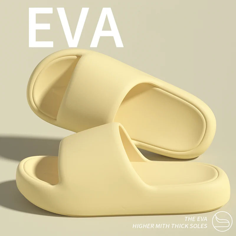 Soft Sole Eva Cloud Slippers Women Candy Colors Platform Home Slides Woman 2026 Summer Non Slip Beach Flip Flops Female Sandals
