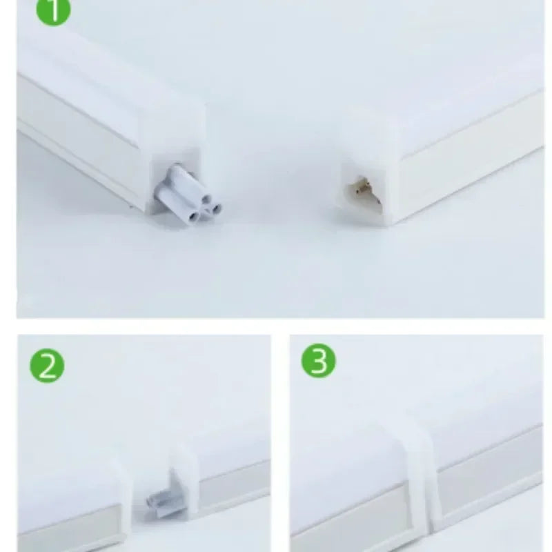 2x T5 T8 fluorescent lamp LED lamp 30cm 60cm 1.2m 0.9m 6w 10W cold white light 110V 220V LED lamp integration, kitchen lighting