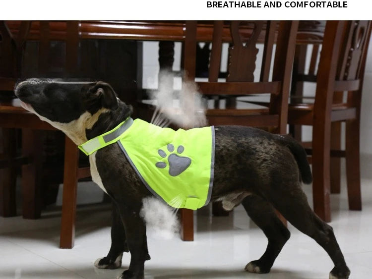 Reflective Dog Vest Clothes Breathable Pet Puppy Dog Safety Outdoor Walking Running Vests For Small Medium Large Dogs Chihuahua
